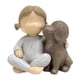 thumbnail image 3 of Estatua De Niña Y Perro, Escultura De Resina Coleccionable Para Sala De Estar, Mesa Y Oficina, 3 of 3