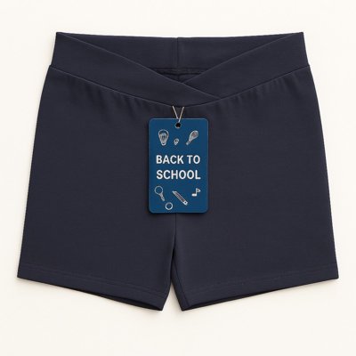 Pata Corta Básica Azul Marino Talla S, 1 Un Boulevard School