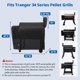 thumbnail image 2 of Cubierta impermeable para parrilla SunPatio para Traeger Serie 34, 2 of 9