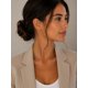 thumbnail image 2 of Argollas Bold Classic Hoops con Baño de Oro 18K., 2 of 4