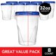 thumbnail image 2 of Juego de 8 envases de 950 ml para almacenar alimentos – Stock Your Home, 2 of 8