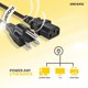 thumbnail image 3 of Cable de alimentación de repuesto de 3 clavijas para Bose S1 Pro por BRENDAZ, 3 of 6