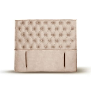 Latam Home - Respaldo Florencia Cuero Beige King
