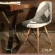 thumbnail image 2 of Silla Eames Patchwork Acolchada Blanco y Negro, 2 of 3