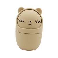 Ioensy - Soporte De Esponja De Maquillaje De Silicona, Caja De Almacenamiento De Esponja De Maquillaje Transpirable A Prueba De Polvo, Color Caqui