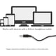 thumbnail image 4 of Auriculares Panasonic RP-HT161-K, ligeros, para colocar sobre las orejas, negros, 4 of 7