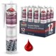 thumbnail image 1 of Sellador KRAKEN BOND 300 ml Rojo Pack de 12 unidades Alta Temperatura, 1 of 9