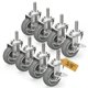 thumbnail image 1 of Juego De 8 Ruedas Caster Wheels Con Vástago De Bloqueo De 3 Pulgadas, 1 of 8