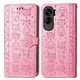 thumbnail image 1 of Funda Cartera FOXDOCK para Honor 90 Lite , Flip PU con Relieve de Gatos y Perros, Tarjetero y Soporte, 1 of 6