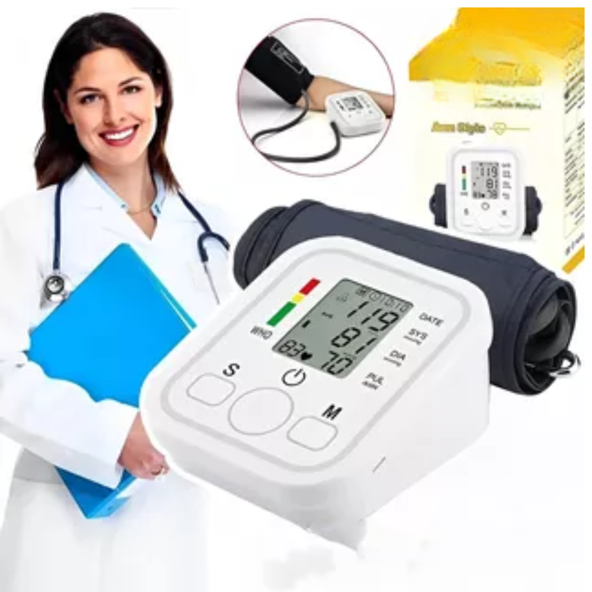 Movi - Tomador De Presión De Brazo Con Función De Voz