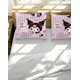 thumbnail image 3 of Cartoo-n Bunn-y 3-Piece Bed- Set Warm- and- Comfort Kawaii Bedd-ing Set C-ute Soft Microfib-er Bedc-loths for -Boys Girls Kids -Twin, 3 of 5