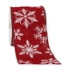 thumbnail image 3 of Lazos De Regalo De Cinta Navideña Con Borde De Alambre Para Manualidades De Festivales, Regalos De Fiesta, Copos De Nieve Blancos, 3 of 5