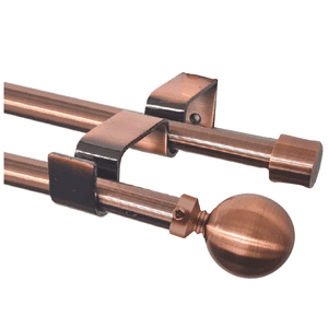 Metalhsa - Set Extensible Muro 75-110 Cm Terminal Bola Color Cobre