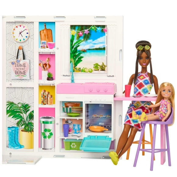 Casa de Muñeca Y 4 Zonas De Juego 3+ Años