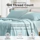 thumbnail image 2 of Juego de sábanas Comfort Spaces Queen 4 piezas azul claro, 2 of 9