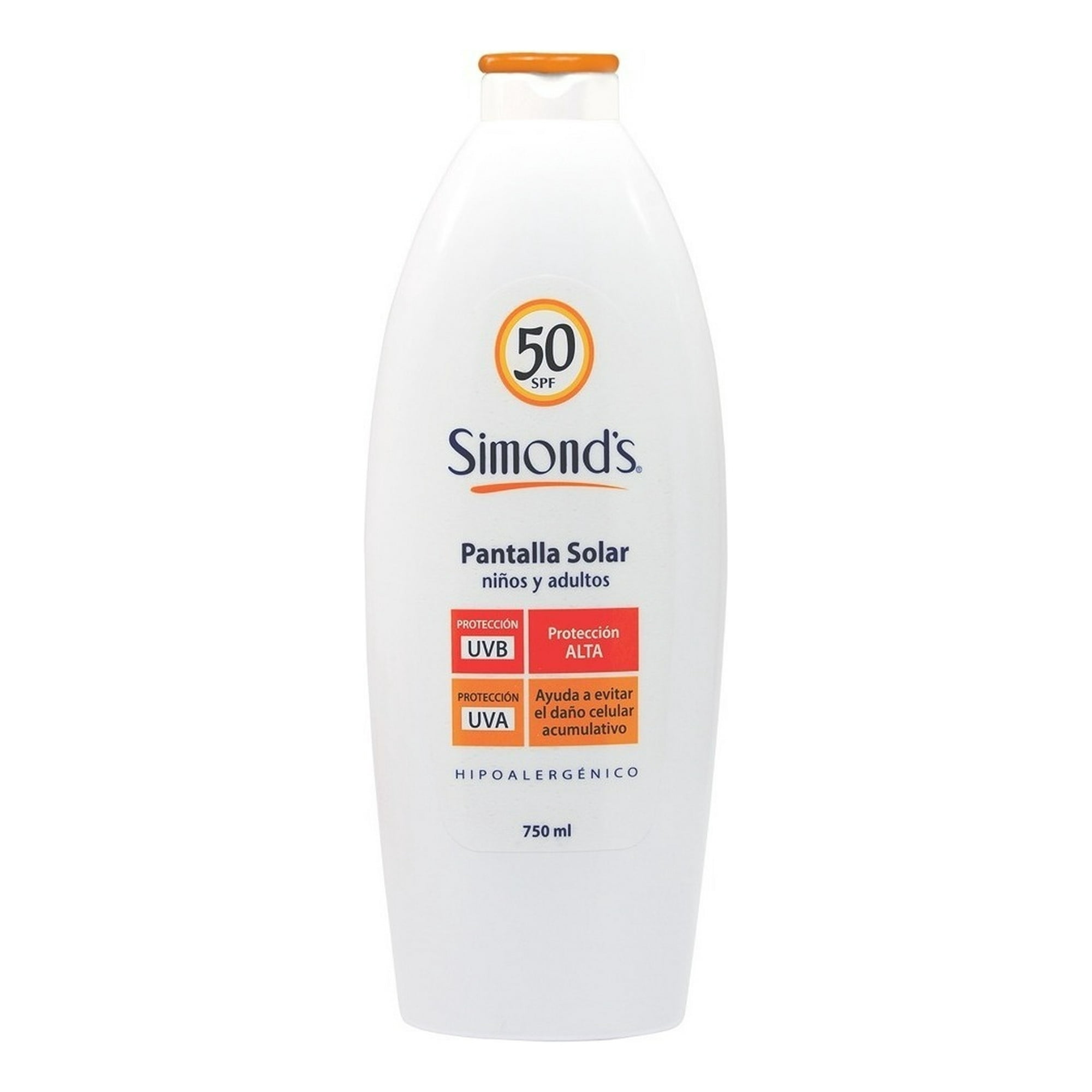 Protector Solar Pantalla Spf 50 750 ml Simond’s