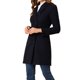 thumbnail image 4 of INSPIRE CHIC Abrigo de Invierno para Mujer con Solapa de Muesca y Doble Botonadura XS Azul Oscuro, 4 of 6