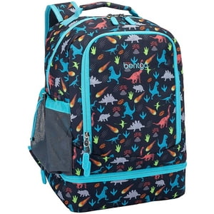 Mochila Térmica 2 En 1 Bentgo Kids Prints: Duradera, Ligera, Estampados Coloridos Para Niños, Tejido Resistente Al Agua (Dinosaurio)