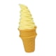 thumbnail image 1 of Modelo De Comida De Cono De Helado Falso Para Exhibir Postres, Accesorios Para Fotos, Decoración De Escritorio, Amarillo, 1 of 3