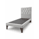 thumbnail image 4 of Cama 1 Plaza Gris Claro Perla Capitone + Colchon Mery Desing, 4 of 9