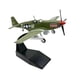 thumbnail image 4 of Aleación 1/72 Modelo de avión Modelo de fundición a presión Decoración de escritorio Colección de recuerdos Avión con base para estantería Café, 4 of 5