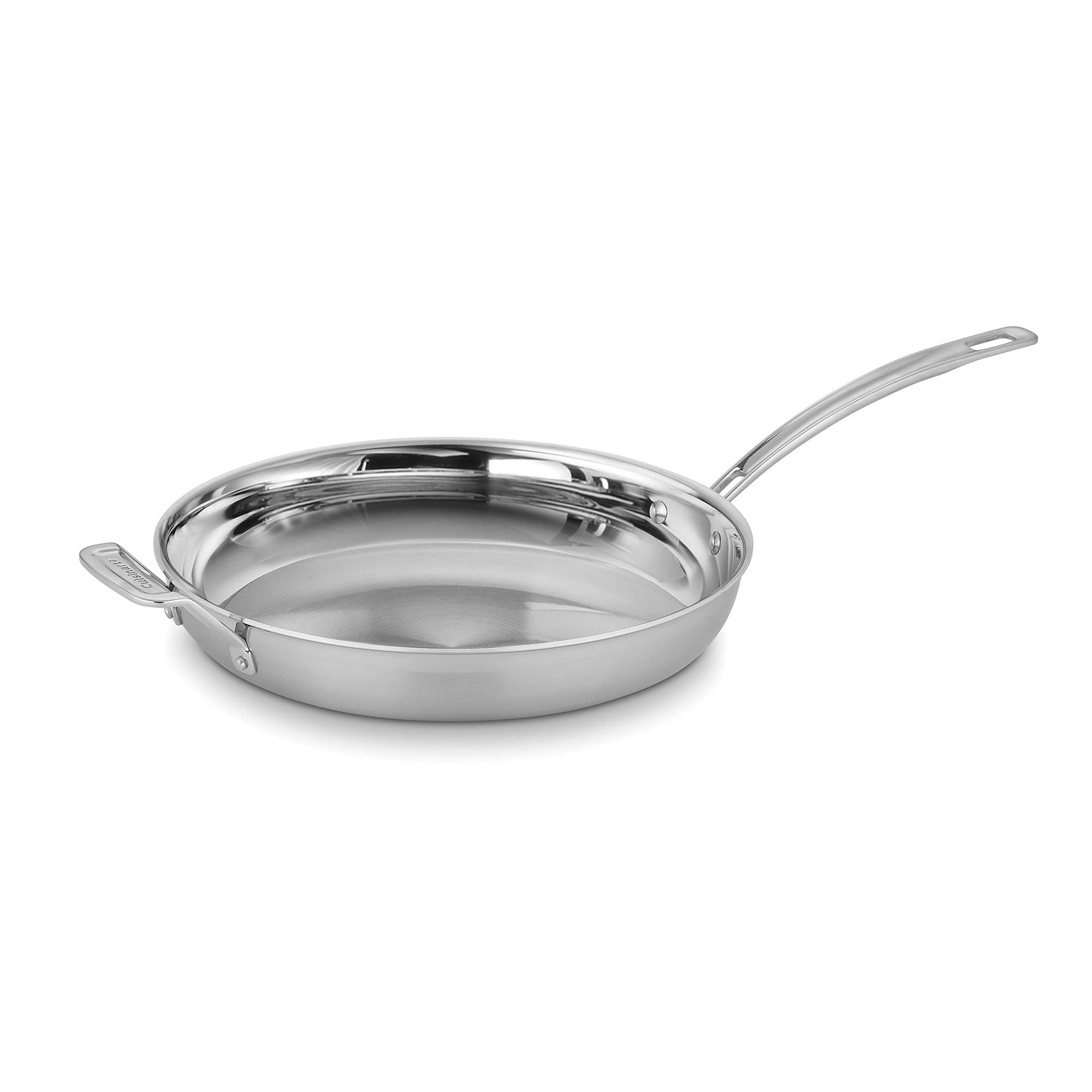 Sartén Cuisinart Multiclad Pro 12 Con Mango Auxiliar De Acero Inoxidable