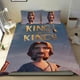 thumbnail image 1 of El Rey de Reyes Conjunto de sábanas temático, trío de piezas, cómodo y amigable con la piel, diseño único, regalo de decoración para el hogar para familiares, amigos y fans,140cm *210cm, 1 of 6