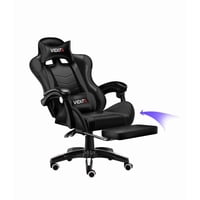 Riqui - Silla Gamer Reclinable Negra