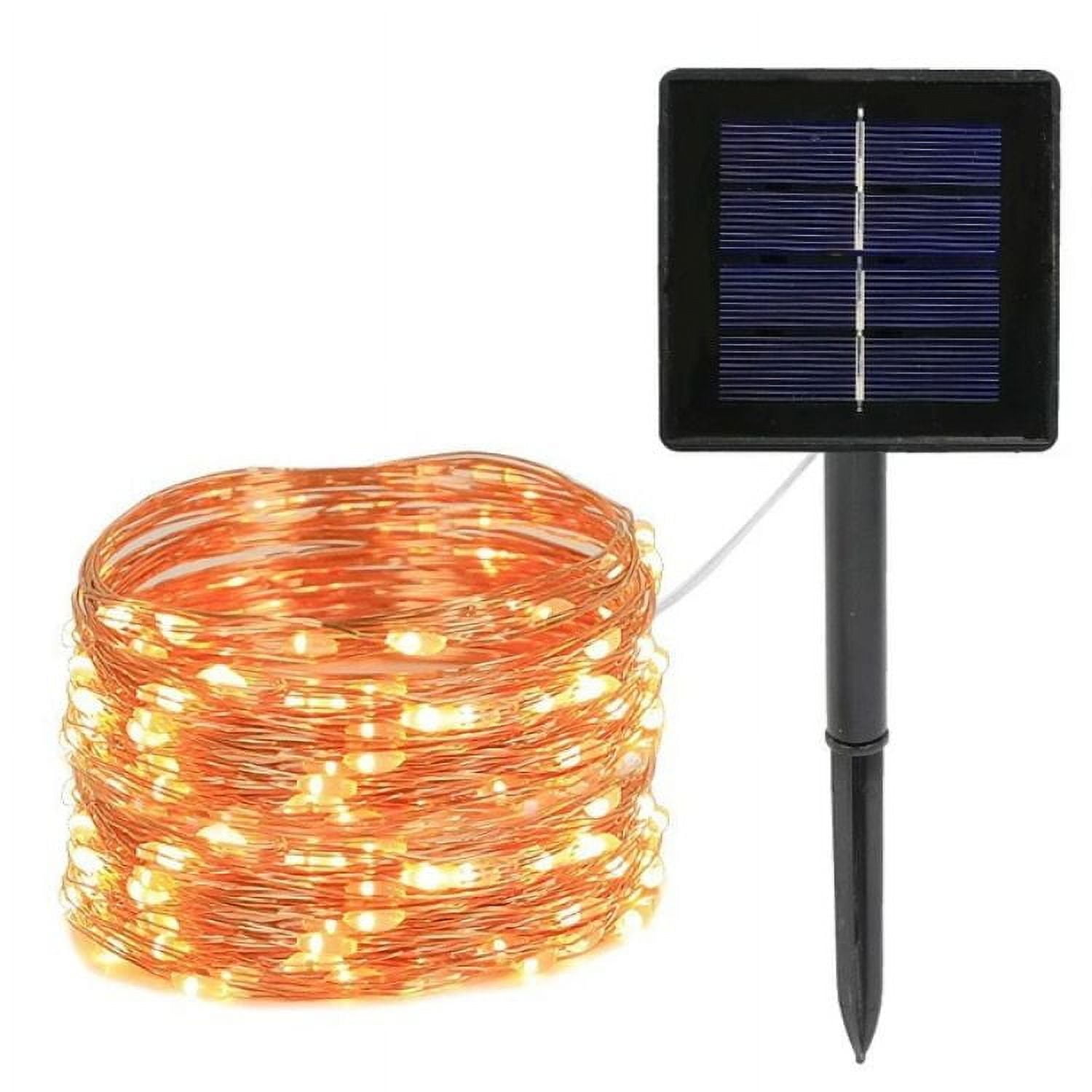 Crusec - Luces Led Recargable Luz Solar Guirnalda Impermeable