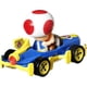 thumbnail image 4 of Hot Wheels Vehículo Mario Kart - Toad azul, 4 of 5