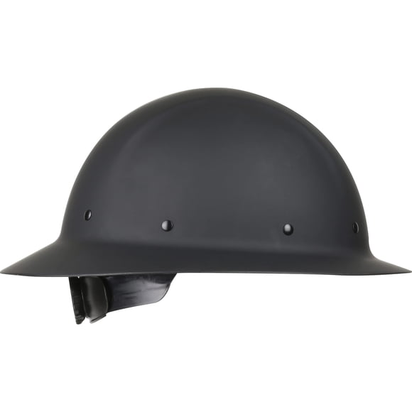 Casco Dynamic WolfJaw de fibra de vidrio de ala completa, negro