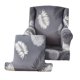 thumbnail image 1 of Protector De Muebles De Sofá De Cubierta De Silla Wingback Para Dormitorio Sala De Estar Gris, 1 of 4