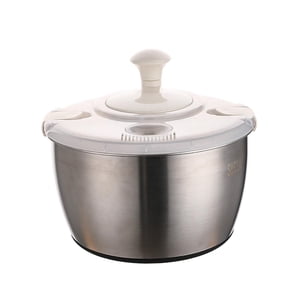 Bothyi - Ensalada Spinner Bloqueable Colador Cesta Almacenamiento Compacto Secador De Verduras