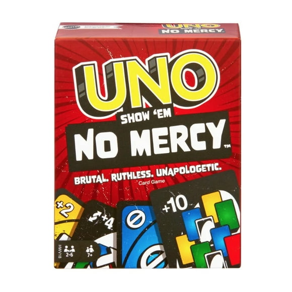 Uno Juego De Cartas No Mercy Para Niños