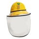 thumbnail image 1 of Sombrero De Doble Protección Para Bebés Con Cubierta Facial A Prueba De Polvo Anti-escupir Amarillo-S, 1 of 5