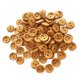 thumbnail image 1 of 100pcs vintage 2 agujeros botones de madera para coser scrapbooking marrón claro 13mm, 1 of 5