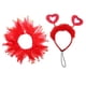 thumbnail image 1 of Disfraz De Perro De San Valentín, Diadema Y Collar Cómodos Con Forma De Corazón Para Vacaciones, Boda, 1 of 5