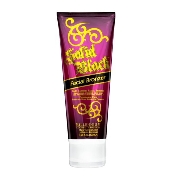 Loción bronceadora Millennium Tanning Solid Black Facial 120 ml