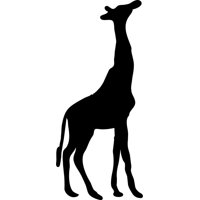 Rienda Libre Graphics - Decomural Baby Giraffe Safari Animals Ws-15817