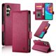 thumbnail image 1 of Funda Cartera Magnética con Tarjetas y Soporte para Samsung Galaxy A16 Rojo, 1 of 6
