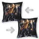 thumbnail image 2 of Los Cuatro Fantásticos Fundas de almohada de terciopelo con tema, regalos de funda de almohada, decoración para el hogar, cojín de lanzar, regalo de cumpleaños para fans y parejas.50*50cm., 2 of 6