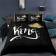 thumbnail image 1 of ed Couple Bedding Set I Love You Crown Duvet Cover Double Adult Kids Bedclothes Quilt Cover, 1 of 5