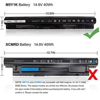 Batería 40Wh 14.8V M5Y1K Para Laptop Dell Inspiron 14 3000 Series 3451 Eafinesy