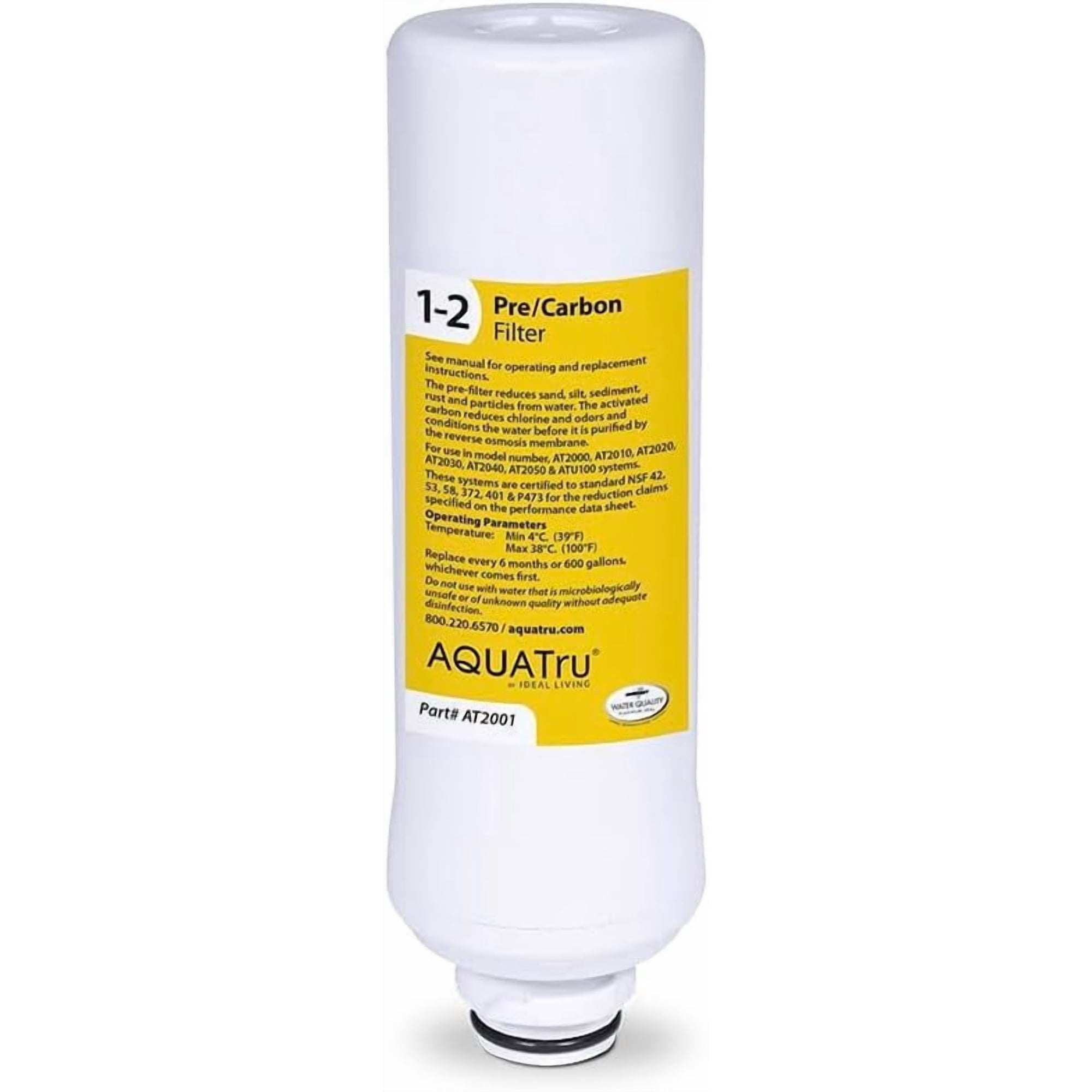 Prefiltro De Repuesto Para Filtro De Agua De Encimera Aquatru