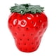 thumbnail image 1 of Tarro De Hojas De Té De Cerámica, Carrito De Té Con Forma De Fresa Para Mostrador, Casa De Té, Rojo, 1 of 5