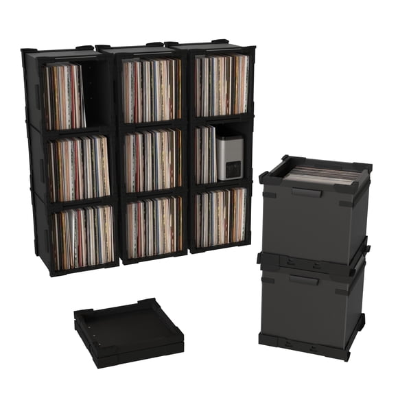 Almacenamiento de Vinilos HumminGuru FlexiCube - Pack de 3