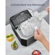 thumbnail image 3 of Máquina de encimera Silonn para hacer hielo, 12 kg, 24 horas, autolimpiante, 3 of 6