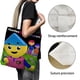 thumbnail image 3 of Charlie's Colorforms City Bolso de tela con estampado de lienzo para mujer, bolsa de compras reutilizable y estética, con cremallera interior, regalo para mujer,40*45cm., 3 of 6