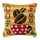 thumbnail image 1 of Kit De Gancho De Pestillo DIY Funda De Cojín Alfombra Alfombra Kit De Bordado Taza De Café, 1 of 3
