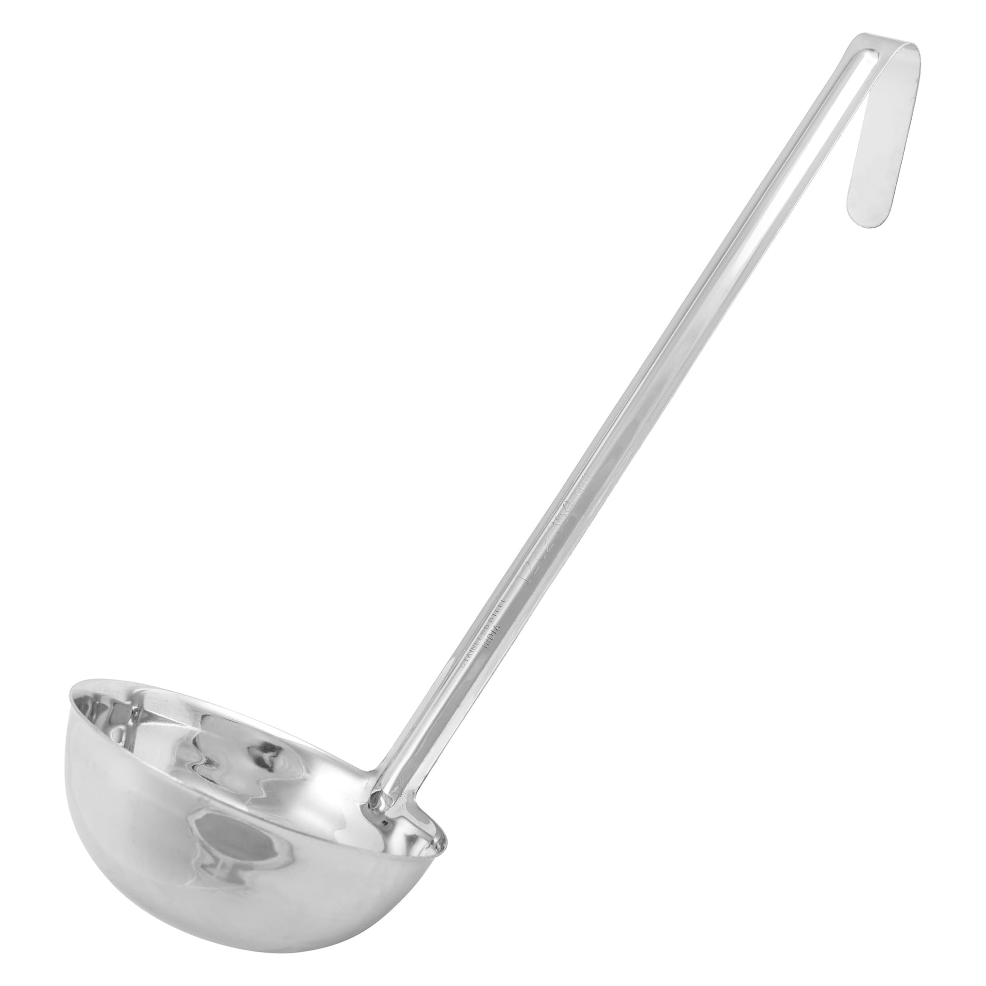 Cucharón Winco De Acero Inoxidable De Una Sola Pieza, 350 Ml/12 Oz